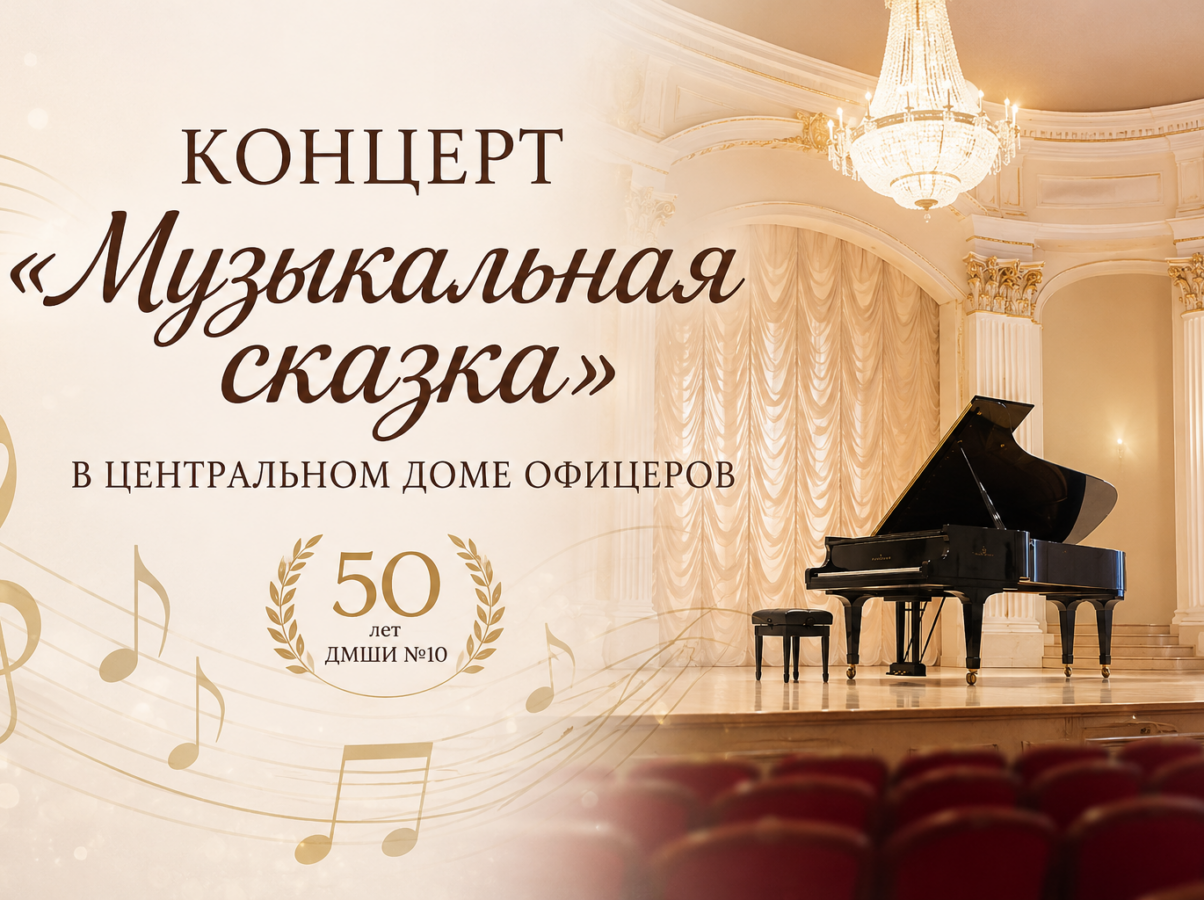 Концерт «Музыкальная сказка» в Центральном Доме офицеров